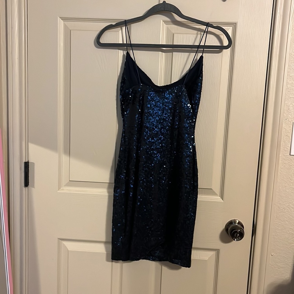 B. Darlin navy sequin party dress. Size 5/6 - Picture 2 of 4